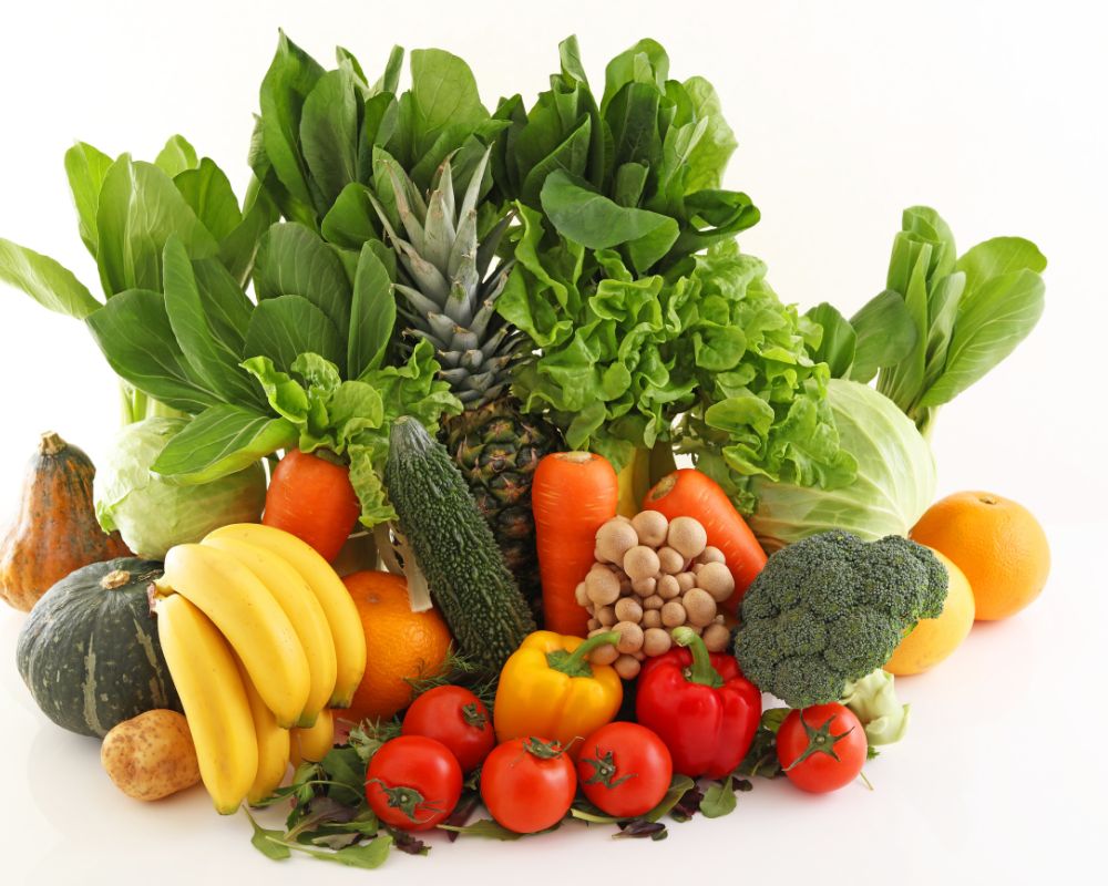 ผักและผลไม้บางชนิด